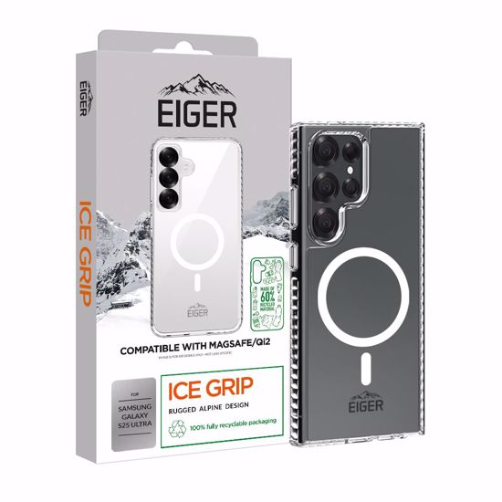 Picture of Eiger Eiger Ice Grip Magsafe Case GRS for Samsung S25 Ultra in Clear